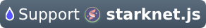 Support starknet.js on drips.network