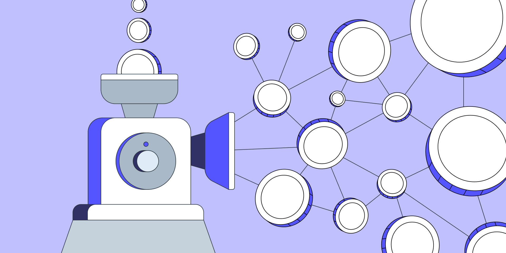 Illustration showing funds flowing and branching out
