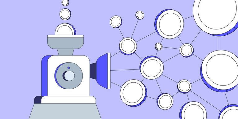 Illustration showing funds flowing and branching out