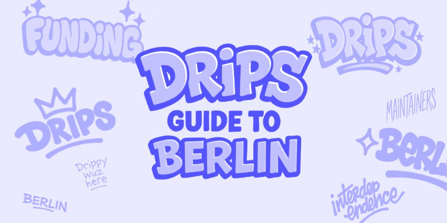 The logo of the Drips Guide to Berlin