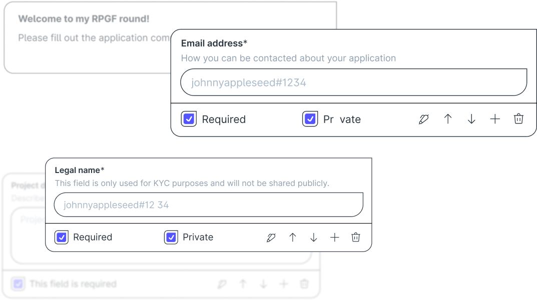 RPGF form builder